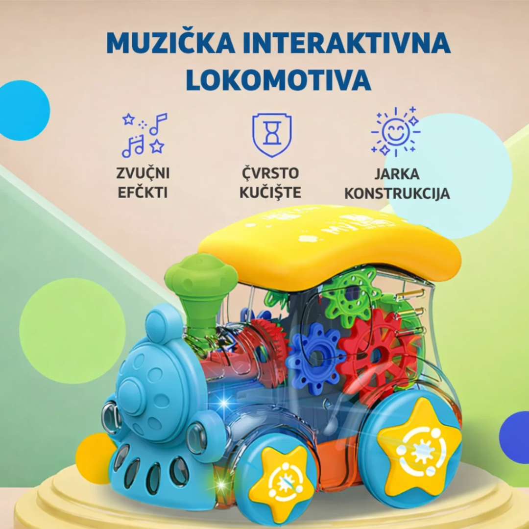 Svetleći vozić sa mehanizmom