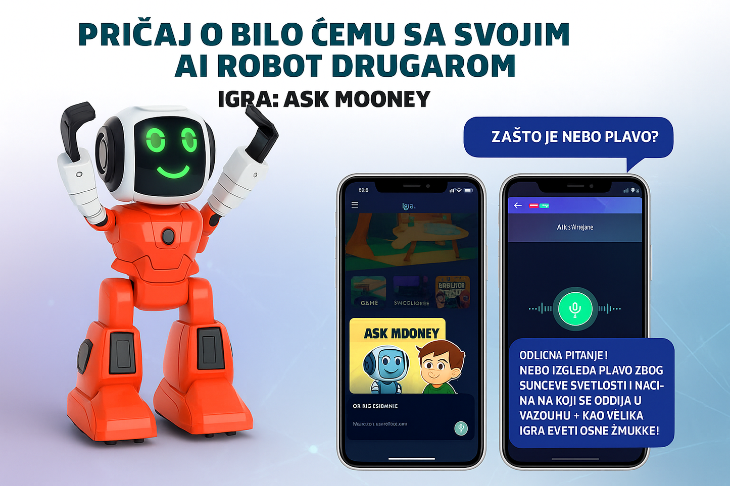 Interaktivni AI robot sa ChatGPT - Ima odgovor na sva vaša pitanja