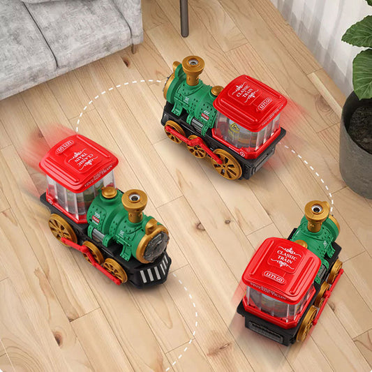 Svetleći voz sa dimom