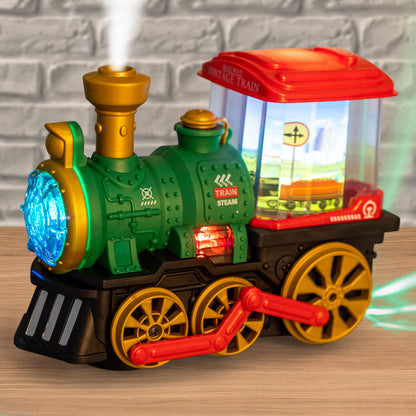 Svetleći voz sa dimom